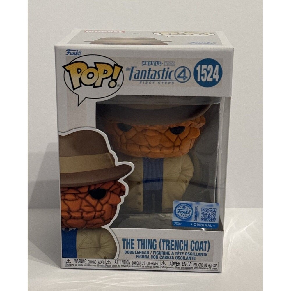 Fantastic Four First Steps The Thing Trench Coat Funko Pop! Vinyl Figure NEW